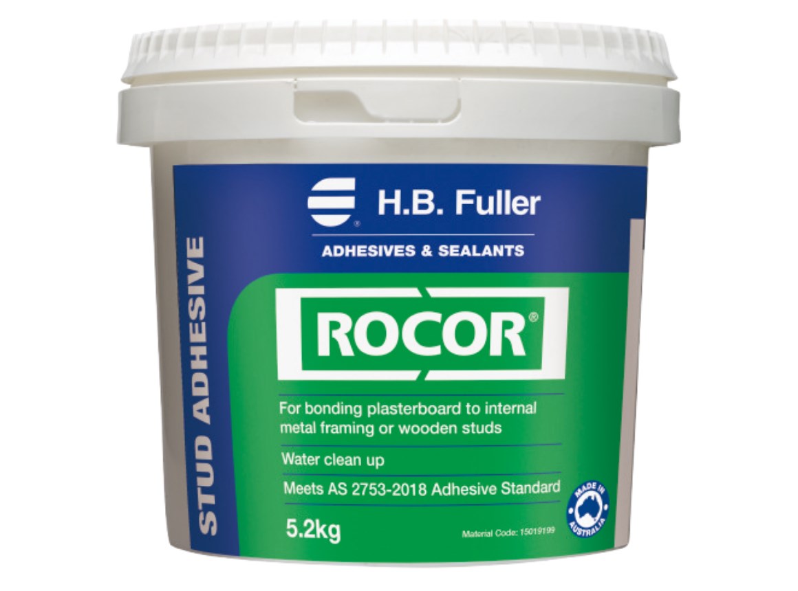 rocor stud adhesive 5.2kg bucket